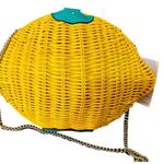 Kate Spade  PERFECT PICNIC LEMON WICKER CROSSBODY BAG Photo 2