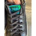 P448 John Glitter Black Sneakers Italian Leather Low Top Shoes School Street Y2K Photo 11