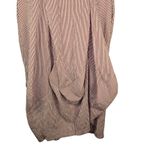 Kadem Sasson Womens Red White Pinstripe Lagenlook Asymmetrical Dress 2 16‎ 18 Size 16P Photo 2