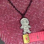 Mummy Necklace Black Jewelry for Women Gothic Halloween Creepy Costume Egirl Emo Photo 2