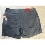 Merona Women’s  Blue Cotton Chino Shorts Size 6 Photo 1