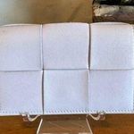 Bottega Veneta Maxi Intrecciato Card Holder Small Wallet Purple Lambskin Photo 0