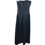 Bill Levkoff Black Strapless Formal Gown Party Dress Evening Wedding Guest Photo 1