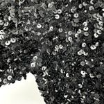 Vintage Naeem Khan Riazee Lillie Rubin Gown Maxi Dress Beaded Sequin Black 8 Photo 4