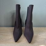 Good American  Stiletto Heel Boots High Kickstand Size 9 Neoprene Brown NEW Photo 2