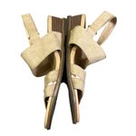 Dr. Scholl's Freestone Sandals Womens 9.5 Beige Fabric Strappy Comfort Casual Tan Photo 3