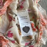 Z&L Europe made in India floral dainty loungewear sleep shorts with tassels Orange Size M Photo 5