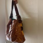 Bebe  Women's Multicolor Patchwork Leather Hobo Bag Large Boho Chic Photo 5