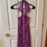 Purple halter mini dress Photo 1
