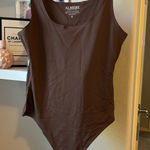 Amazon Brown Tank Top Body Suit Photo 1
