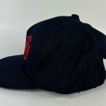 Pepsi Vintage Navy Blue -Cola Red Script Old Logo Embroidered Adjustable Snapback Photo 2