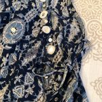 Anthropologie Anthro Raga Boho Mirror and Tassels Top S Photo 9