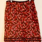 Alfani Vintage 90s Red Floral Print Skirt Photo 1