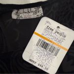 Free People Intimately  Burnout Babe Mini Dress Velvet Black Small Whimsigoth New Photo 9