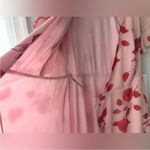 Nordstrom All in Favor  Flowy Wrap Mini Dress Pink Red Floral Photo 4