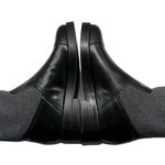 J.Crew NWB Black Italian Leather Rib-Cuff Chelsea Ankle Boots Pull On Shoes 9.5 Photo 3