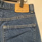 Eddie Bauer Heavyweight Blue Cotton Denim Straight Leg High Waist Jeans Size 12P Photo 5