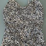 Athleta tankini top size 34 B/C blue and white print Photo 0