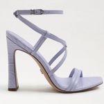 Sam Edelman NEW  Lela Heel Sandals Croco Leather Lilac 8.5 Photo 1