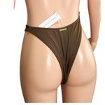 ADORA SWIM Adora One Shoulder Swim, Brown, Medium Brown Photo 12