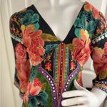 Farm Rio  Rosario Maxi Dress Bell Sleeves Festival S Boho Cottage Photo 4