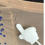 Haute Monde Rhinestone Thong Body Suite Womens Medium Nude Swiftie Festival Rave Photo 10