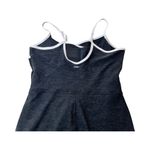 Abercrombie & Fitch YPB everydaySOFT Wrap Flare Jumpsuit Dark Gray‎ Woman’s Large Active Workout Photo 4