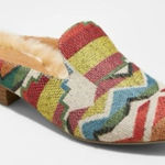 Universal Threads ✨Synthia Faux Leather Fur Backless Mules✨ Photo 0