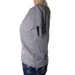 Aeropostale  Live Love Dream Womens Short Sleeve Sweatshirt Sporty Gray Small Photo 1