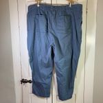 Old Navy Old‎ Navy OG Chino Pants Womens 3X High Rise Blue Casual Trousers Sunfaded Photo 1