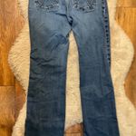 Wrangler  Retro Mae Mid Rise Denim Jean Size 5 Boot Cut Western Medium Wash Photo 8