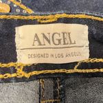 Angel LA Rhinestone Embellished Bootcut Jeans Bling Y2K Western Style 11/28 Blue Size undefined Photo 6