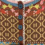 Miss Look  boho style long sleeve shirt size small Photo 2