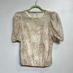 Cami NYC  Cream Floral Rheia Blouse Sz S Photo 1