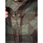 Vintage Harley Davidson Plaid Flannel Shirt Snap Buttons Long Sleeve Size L Green Size L Photo 4