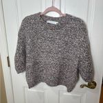 ASTR Women's Knit Wool Sweater - Pink and Gray XL Photo 1
