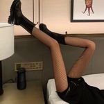 Sexy Costume Leggings Medium Fish Net Stockings Black Photo 0