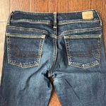American Eagle  Women's Skinny Jeans Super Stretch‎ Mid Rise Blue Dark Wash 6 Photo 5