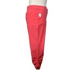 Dress Barn NEW DB Sunday Athleisure Casual Tie Ankle Pants Coral Pink Size 16 Photo 2