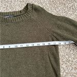 Boohoo π¦ Olive Green Shoulder Cutout Crewneck Sweater Size 1 Photo 5