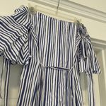 Banana Republic Striped Off Shoulder Dress Photo 3