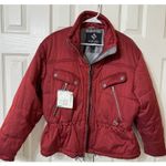 NWT Y2K Inside Edge M Performance Pocket Quilted Outerwear Ski Winter coat Red Size M Photo 0