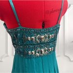 Sue Wong Vintage  Nocturne Bubble Hem Beaded Formal Party Y2K Dress Size 10 Photo 3