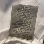 Charlie Paige  Women’s Top Large Linen Blend Embroidered Roll Tab Sleeves Photo 4