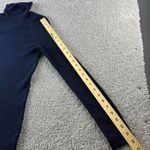 Athleta  Navy Blue Knit‎ Turtleneck Sweater Womens Small Gorpore Minimalistic Photo 4