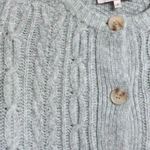 Marea Classic Cable Knit Cardigan in Green Wool Blend Size S Photo 1