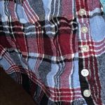Shyanne Burgundy and Blue Plaid Flannel Photo 3