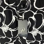 Adrianna Papell NWT  2X‎ Crepe High-Rise Wide Leg Crop Pant Black White Career Photo 4