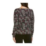 Joie ✨  Burgundy Paisley Cropped Sweatshirt✨ Photo 1