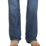 Wrangler Aura Bootcut Plain Pocket Blue Jeans size 8 Photo 7